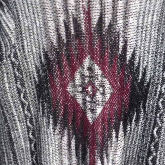 CLOSET SPACE, size medium, aztec design, open front long sleeve cardigan, BNWOT - Picture 11 of 15